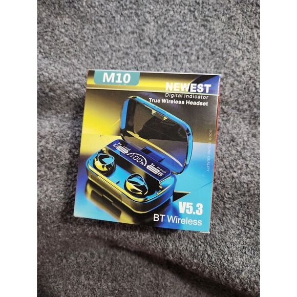 M10 Other - M10 True Wireless Earbuds with Charging Case – (NEW)